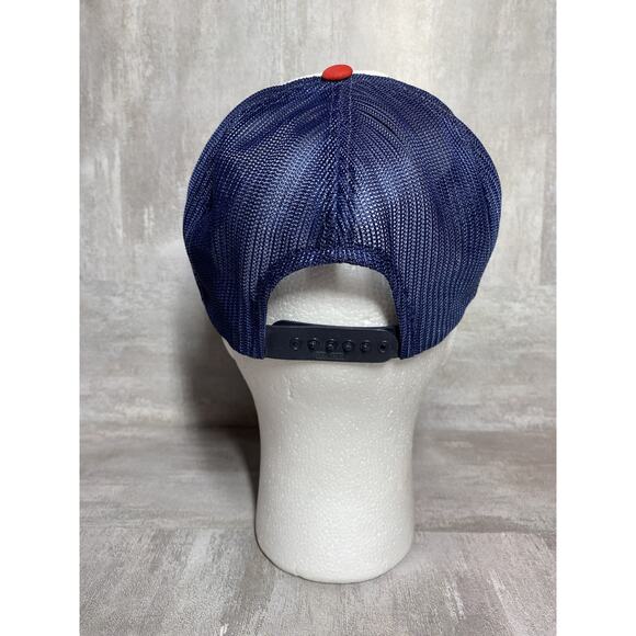 VINTAGE Chicago White Sox Hat Cap Snap Back Mens Red White Blue MLB Baseball 90s - Picture 3 of 12